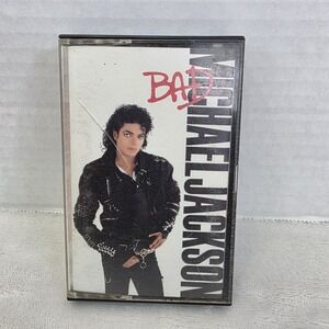 VINTAGE Michael Jackson "BAD" Cassette Tape Epic #OET 40600 1987